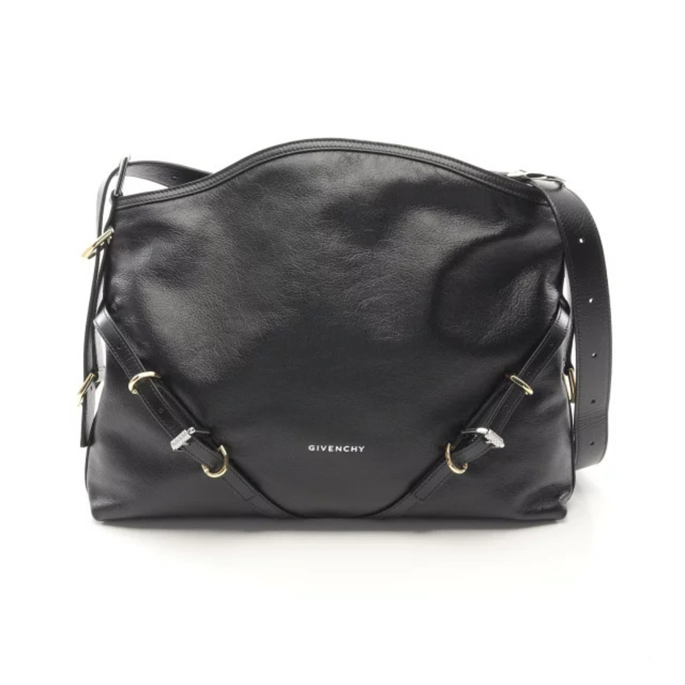 Givenchy VOYOU Shoulder Bag Leather Black